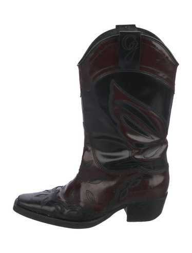 ショートブーツ・ブーティ Ganni Western Boot Black Black Low Cut Western Chelsea Boots | GANNI US