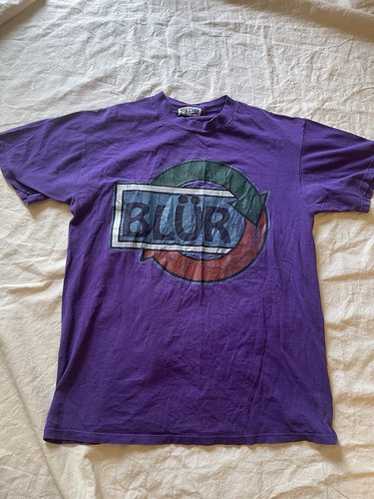 トップス 90's Blur t-shirt Vintage 90s Blur Band Logo T Shirt XL RARE Britpop Suede