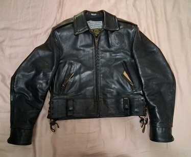Aero leather leather jacket - Gem