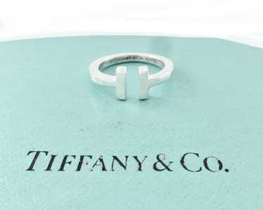 【Tiffany&Co】Tiffany T☆ Silver Square Ring 指輪 TIFFANY&CO. Tiffany T Square Ring Silver – REAWAKE