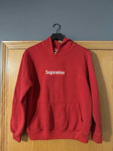 Supreme hoodie red logo - Gem
