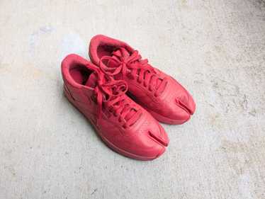 Maison Margiela Tabi red レッド 35 Martin Margiela Tabi Red Leather Flat Shoes Sz 35 Rare