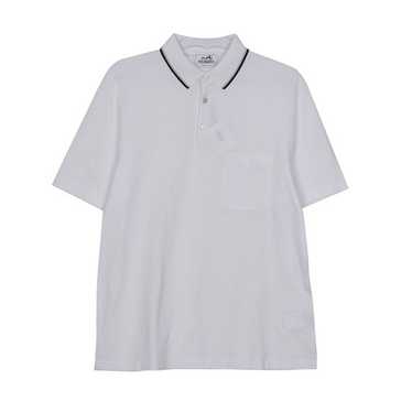 トップス HERMES S/S POLO CUTSEW WHITE M Hermes White Cotton Pique Crew Neck T-Shirt L Hermes | TLC US