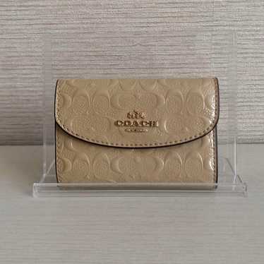 小物 Coach Signature Key Fob Coin Case Pouch 小物 Coach Signature Key Fob Coin Case Pouch Coach key case