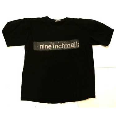トップス 90s Nine Inch Nails Band Print Tee Nine Inch Nails band 90s graphic T shirt Heavy cotton Retro