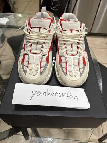 関税負担なし◆AMIRI◆BONE RUNNER スニーカー ロゴ ホワイト 完売必至♪AMIRI♪