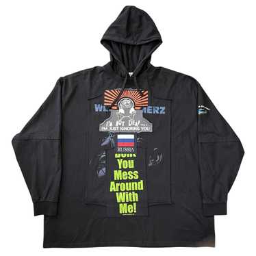 Vetements patchwork hoodie - Gem