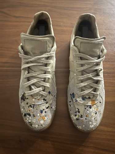 【Maison Margiela】 ミックス アンド マッチ ロートップ Maison Margiela - スプリンターズ・ナイロン＆レザー・ロー