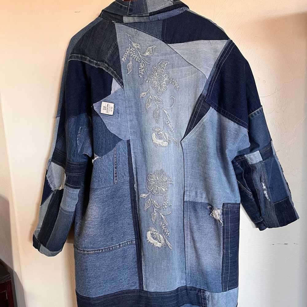 Patchwork Denim coat - image 2