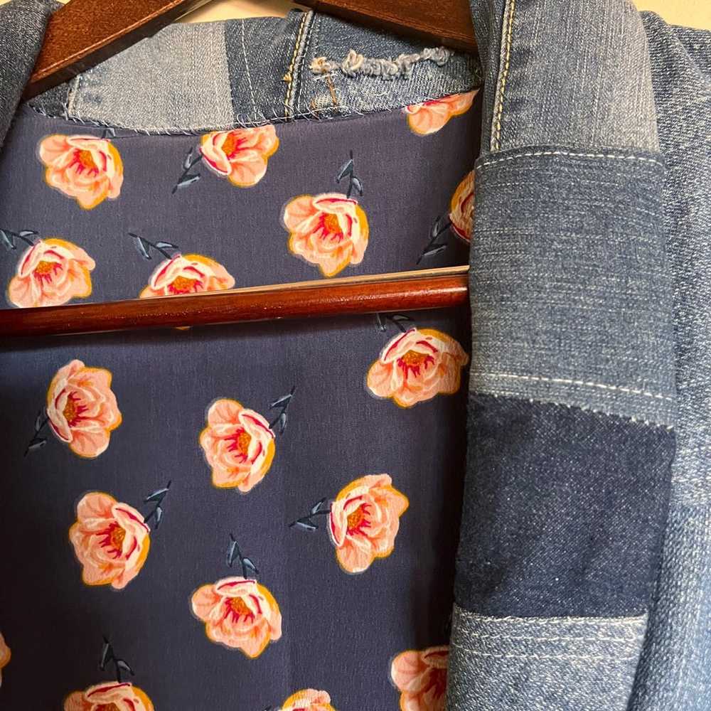 Patchwork Denim coat - image 3