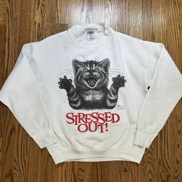 希少XL 90's〜 BOB HARRISON Beach Bums スウェット VTG 90s Bob Harrison Wildside Hawaii Beach Bum Kitten