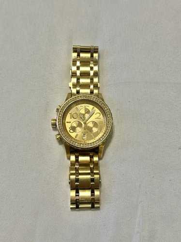 NIXON THE 42-20 CHRONO　GOLD×GUNL Nixon 42-20 Chrono All Gold Watch | Boardparadise.com