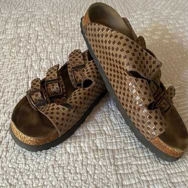 Birken stock ×TATAMI 41/26.5cm new TATAMI BIRKENSTOCK Suede Leather Clogs Slide YAZOO dark