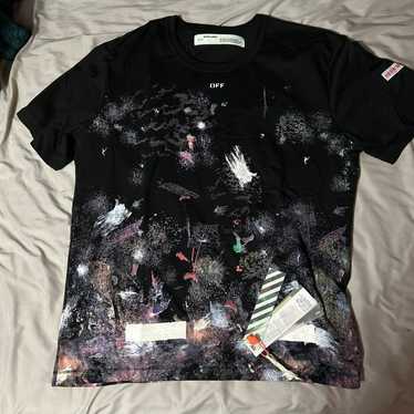 Off white galaxy t - Gem