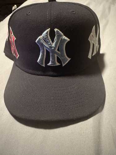 新品未使用 SUPREME NY YANKEES NEW ERA 71/2 Supreme x Era MLB Box Logo New York Yankees Navy Fitted Size