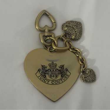 削除あり　JUICY COUTURE ハートチャーム　パールバッグ Juicy Couture Liquorice Semi Charmed Coho Black Crossbody
