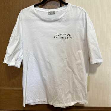 ChristianDior ATELIER Tシャツ　Lサイズ Christian Dior Atelier Paris T-Shirt White Men's Small Logo