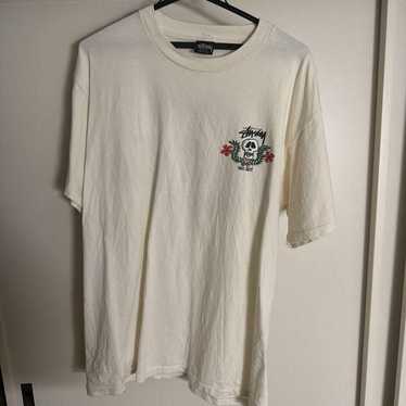【Stussy】 Stussy Skull Crest T-Shirt White NWT) Stussy SKULL CREST TEE - WHITE X-LARGE | eBay