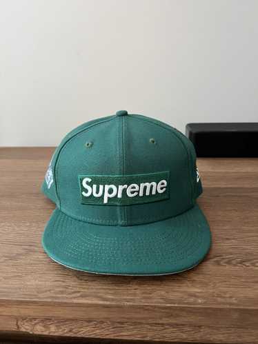 Supreme NEWERA 59FIFTY ダークグリーン 7 3/4 New era supreme 7 - Gem