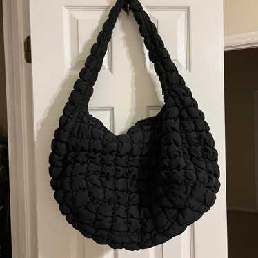 今人気中! ★ COS ★ Quilted Oversized Shoulder Bag Black New COS Diamond Quilted Oversized Shoulder Crossbody Bag