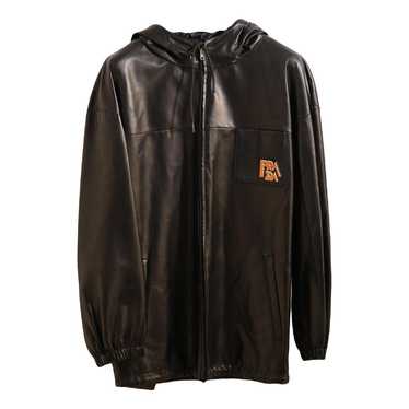 ジャケット・アウター OLD PRADA LEATHER JACKAT Prada Leather jacket vintage adjustable tabs | The Fashion