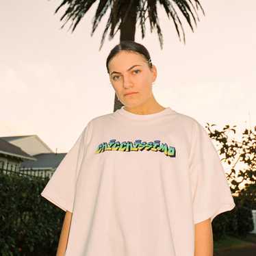 Tシャツ・カットソー SUNNEI T-SHIRT WITH CONTRASTING PROFILES Sunnei Contrasting Details T-shirt | Garmentory