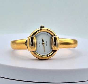 USED GUCCI グッチ 1400L ゴールド色 GUCCI グッチ 1400L ラウンドフェイス 腕時計 PGP/PGP