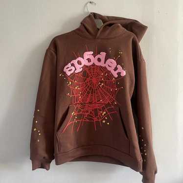 SPYDER SP5DER Araignee フーディー パーカー Brown〇関送無料〇 SP5DER Araignee Cotton Hoodie | Brown | FARFETCH