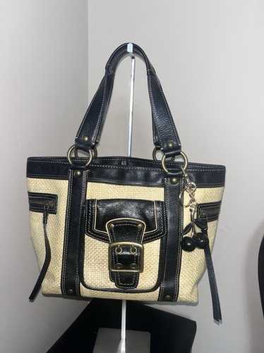Coach legacy straw tote - Gem