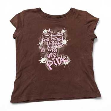 [TOOMUCHTAX] / ☆ VINTAGE GARDEN BABY T-SHIRT / BROWN Small 1985 Vintage Single Stitch Busch Gardens Tampa