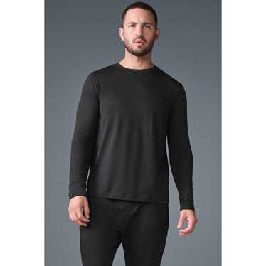 国内未発売【ALO Yoga】Conquer Reform Crewneck Long Sleeve Conquer Reform Crewneck Long Sleeve - Black | ALO