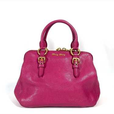 バッグ 00s MIU MIU HAND BAG MINI PINK GOLD Vintage Miu Miu Pink Bag | TikTok