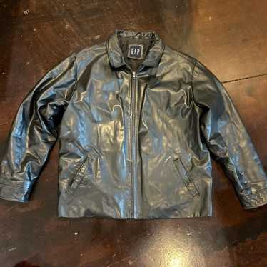 Vintage leather bomber gap jacket - Gem