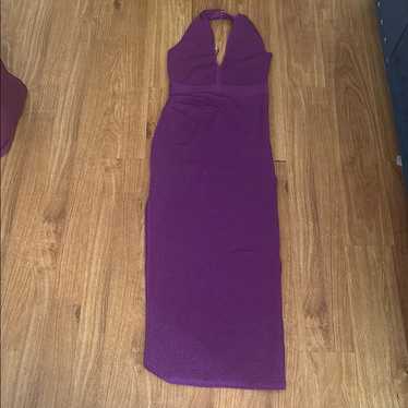 【訳あり】HERVE LEGER  ワンピース　タイト　S  パープル Herve leger purple dress - Gem