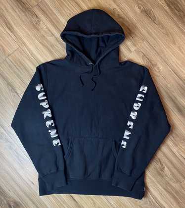 Supreme Pearl Logo Hooded Sweatshirt 黒 M Micro Logo Hooded Sweatshirt | Supreme 22ss