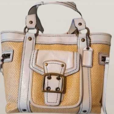 Coach legacy straw tote - Gem