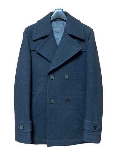 BURBERRY BLACK LABEL 青 ピーコート LL バーバリーブラックレーベルのPコートをオススメしたい理由