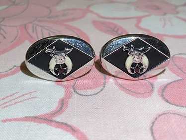 Vintage freemason cufflinks - Gem