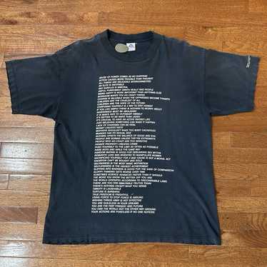 90s USA製　jenny holzer Tシャツ 90s USA製jenny holzer Tシャツ