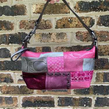 バッグ Rare COACH Patchwork Mini Bag Pink COACH - Rare COACH Patchwork Mini Bag Pinkの通販 by コウのお
