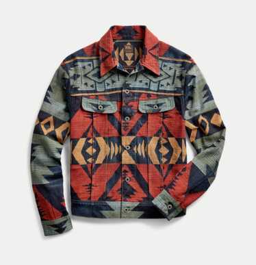 新品 RRL Valero Jacquard Trucker ジャケット S 新品 RRL Valero Jacquard Trucker ジャケット S:: - メルカリ