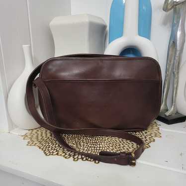 Vintage COACH オールレザー メッセンジャーバッグ A4収納 黒 Vintage COACH オールレザー メッセンジャーバッグ A4収納 黒