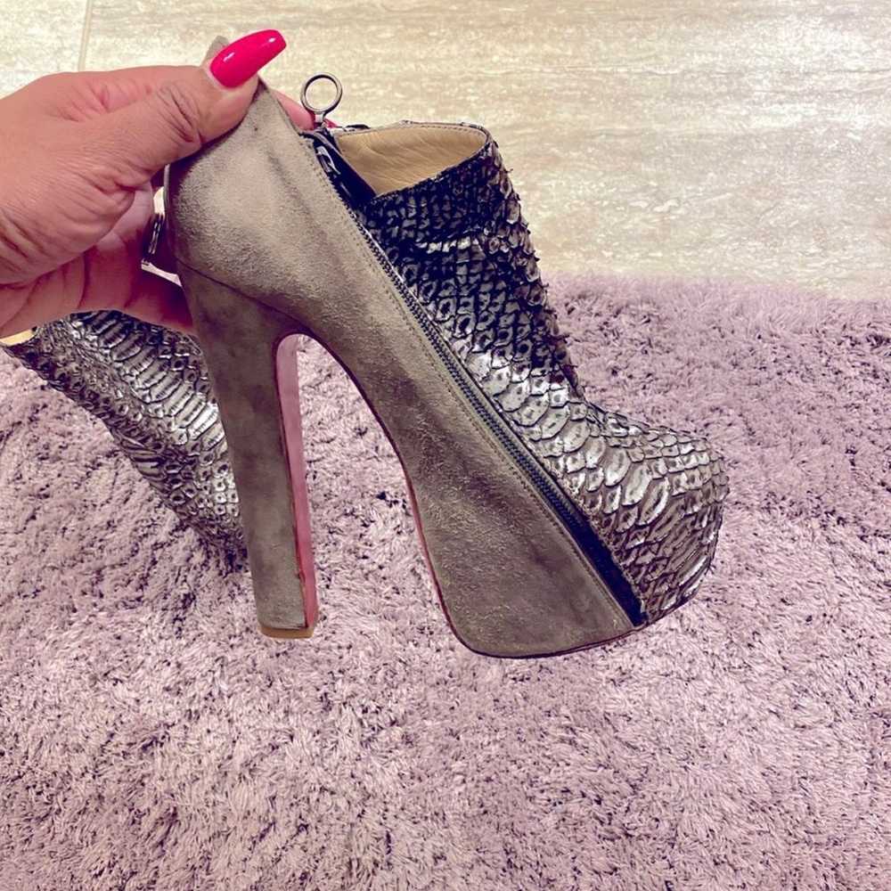 Python Bootie. AUTH. Christian Louboutin - image 2