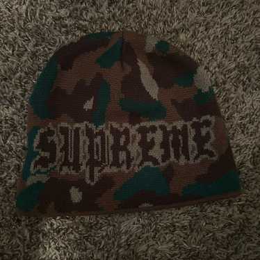 帽子 Supreme x M.O.P. Beanie \"Woodland Camo\" Supreme M.O.P. Beanie (FW24) - $40