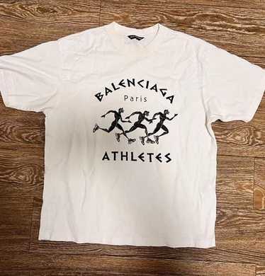 VIP【関税送料無料】希少 BALENCIAGA WHITE COTTON T-SHIRT Balenciaga white t-shirt with BB logo Cotton ref.806974