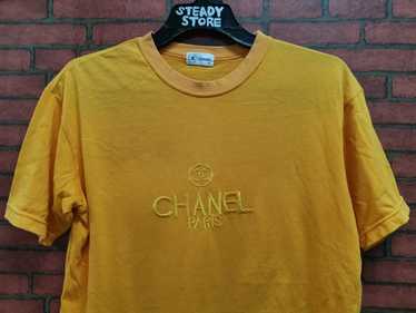 トップス 90s vintage CHANEL BOUTIQUE Stripe Tee Vintage Chanel Paris Boutique Top Tee Girl Women Bootleg