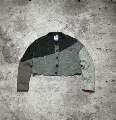 Zara x ADER error Oversized Patchwork Knit Cardig… - image 1