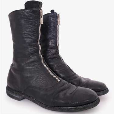 ショートブーツ・ブーティ GUIDI '310' ankle boots Purple 310 Buy Guidi women multicolor rainbow leather zip boots for