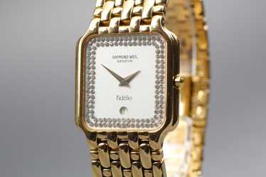 ✨RAYMOND WEIL✨GENEVE✨Fidelio✨クオーツ✨腕時計✨ Raymond Weil Geneve Watch Fidelio 18K Gold Plated 32MM White