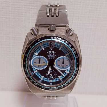 SEIKO ALBA AKA V657-6060 グリーン Seiko Alba AKA Bullhead Chrono V657-6060 | eBay